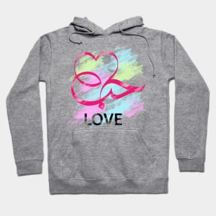 Love in Arabic calligraphy Hoodie